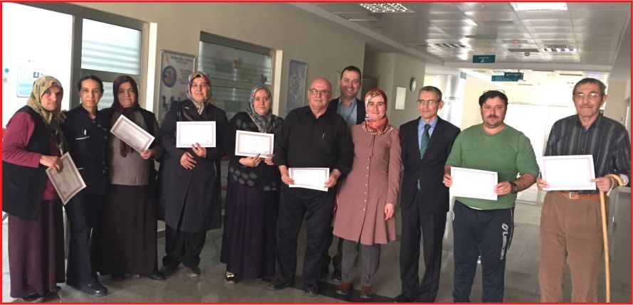 DİYABET OKULU MEZUNLARINI VERDİ