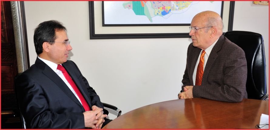 SÖNMEZ’DEN BAŞKAN UĞURLU’YA VEDA ZİYARETİ