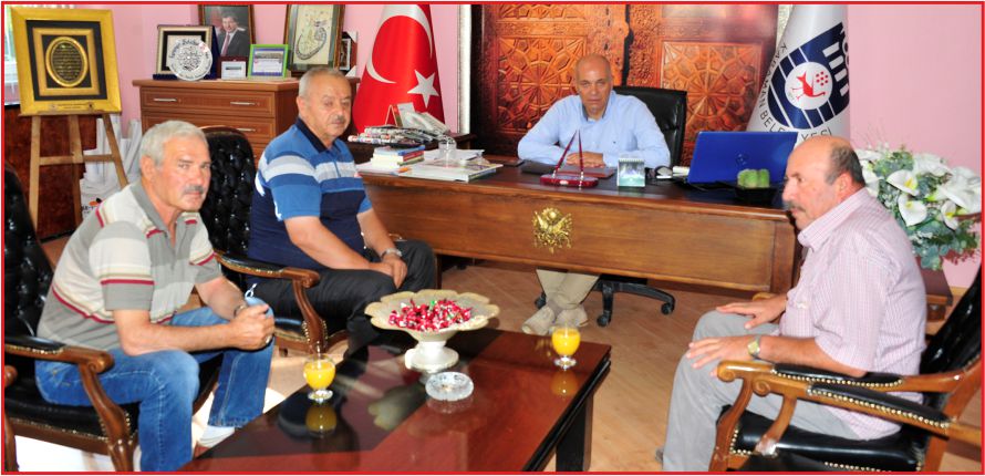 BAŞKAN ÇALIŞKAN'A TEŞEKKÜR ZİYARETİ