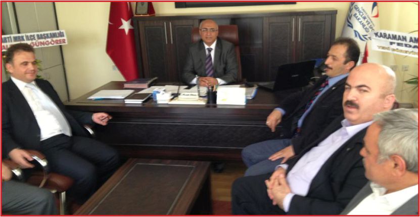 AK PARTİ’DEN MÜDÜRE ZİYARET !