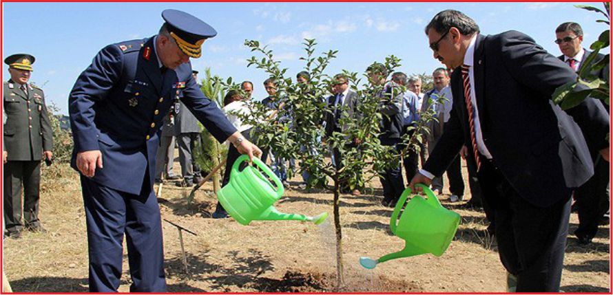 ŞEHİTLER İÇİN 2,3 MİLYON FİDAN