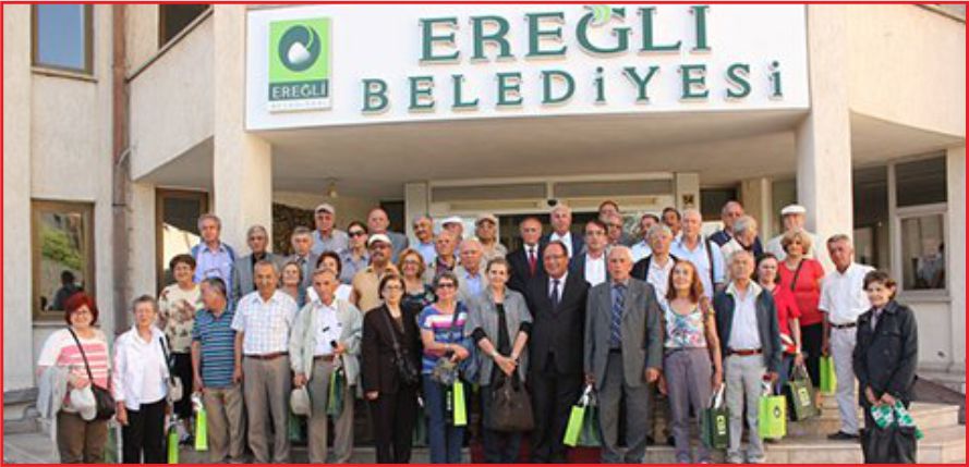 EREĞLİ LİSESİ MEZUNLARININ BELEDİYE ZİYARETİ