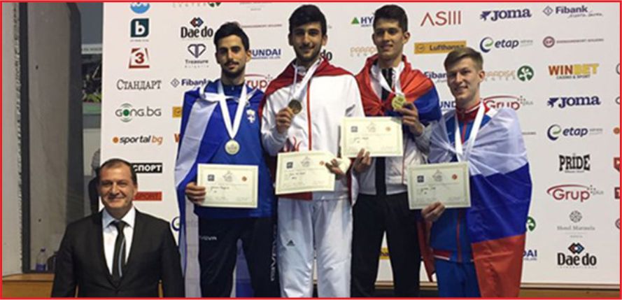 TEKVANDO'DA LAZOĞLU AVRUPA ŞAMPİYONU OLDU