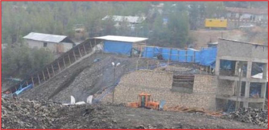 İSTİNAT DUVARI ÇÖKTÜ!