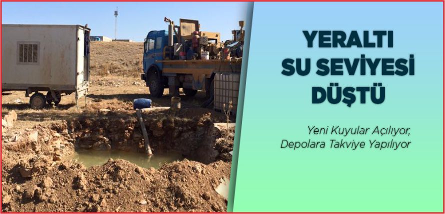 YERALTI SU SEVİYESİ DÜŞTÜ