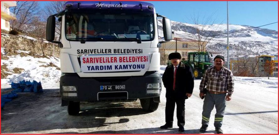 SARIVELİLER’DEN HALEP’E YARDIM