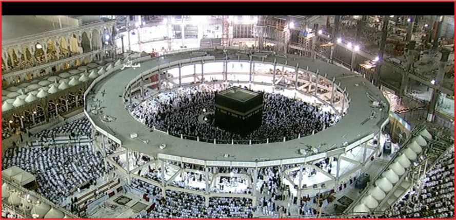 KÂBE ÇEVRESİNE TAVAF İÇİN İKİ KATLI HALKA YAPILIYOR