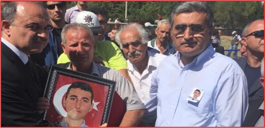 KONYA ŞEHİDİNİ UĞURLADI