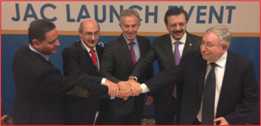 TONY BLAİR’DEN HİSARCIKLIOĞLU’NA DESTEK