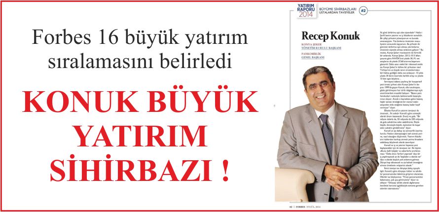 KONUK BÜYÜK YATIRIM SİHİRBAZI !