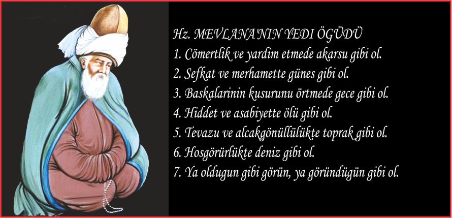 MEVLANA CELALEDDİN-İ RUMİ