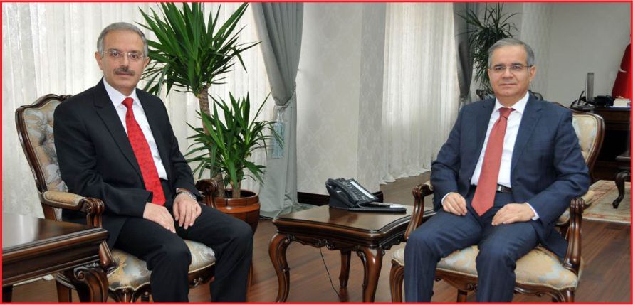 REKTÖR GÖKMEN’DEN VALİ TAPSIZ’A VEDA ZİYARETİ