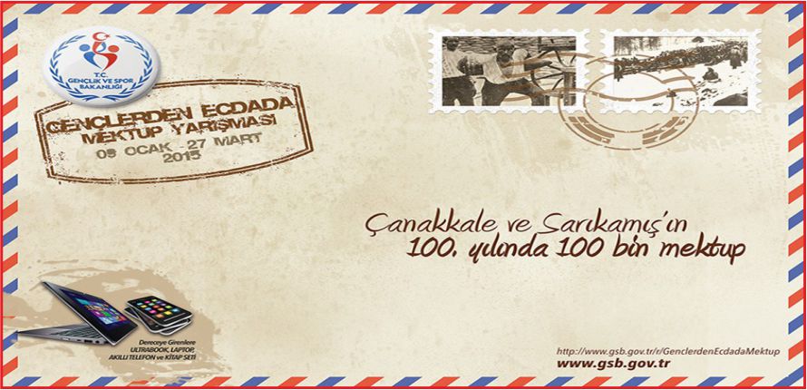 GENÇLERDEN ECDADA 522 BİN MEKTUP