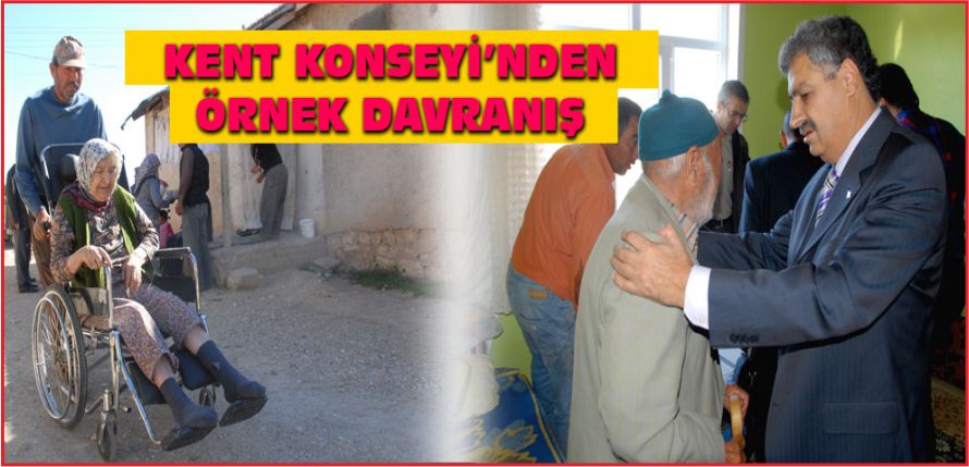 KENT KONSEYİ’NDEN ÖRNEK DAVRANIŞ