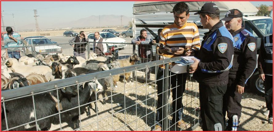 KURBAN PAZARINDA BROŞÜRLÜ SAHTE PARA UYARISI