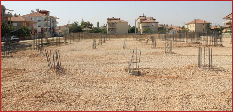 ÇOK AMAÇLI SPOR SALONU İNŞAATI YÜKSELİYOR