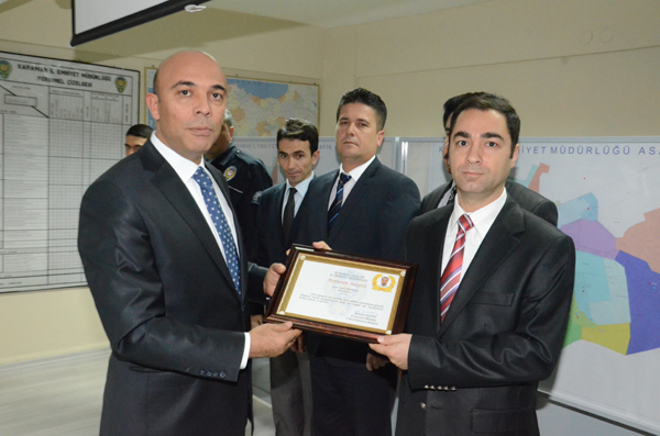 EMNİYET’DEN  BAŞARIYA ÖDÜL