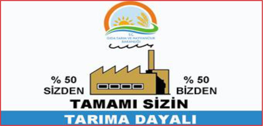 TARIMA DAYALI YATIRIMLARIN DESTEKLENMESİ