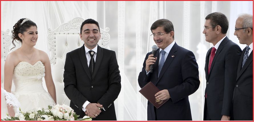 DÜĞÜN TÖRENİNE KATILDI