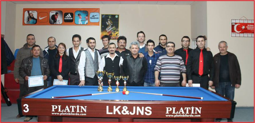 3 BANT BİLARDO İL BİRİNCİSİ BELLİ OLDU