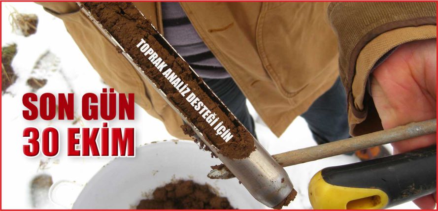 ÇİFTÇİLERE TOPRAK ANALİZİ UYARISI!