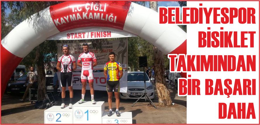 BELEDİYESPOR BİSİKLET TAKIMINDAN BİR BAŞARI DAHA