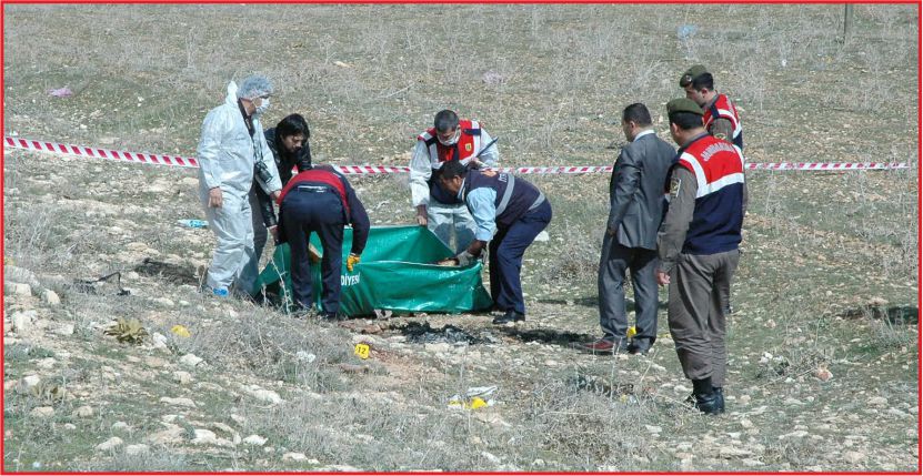 YANMIŞ KADIN CESEDİ BULUNDU