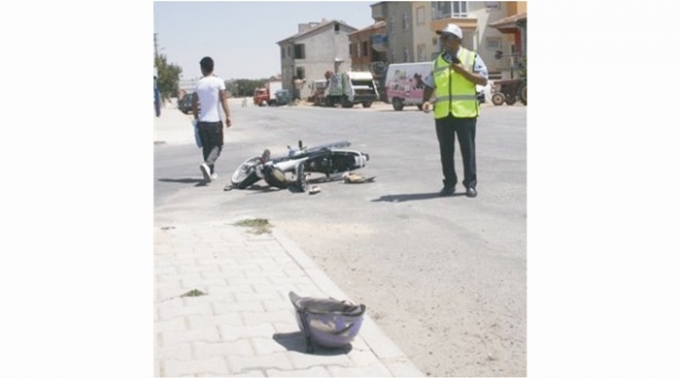 Yine Motosiklet Kazası: 2 Yaralı