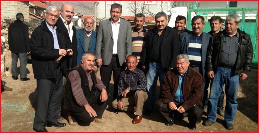 AK PARTİDEN KÖY ZİYARETLERİ !