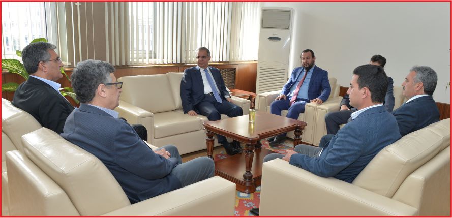 RECEP KONUK’DAN  REKTÖR AKGÜL'E ZİYARET