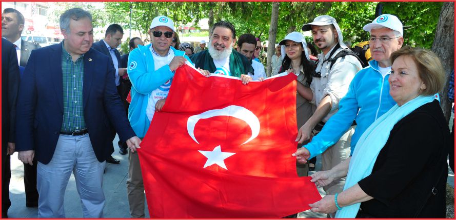 ULUSLARARASI SEVGİ VE BARIŞ YÜRÜYÜŞÜ BAŞLADI
