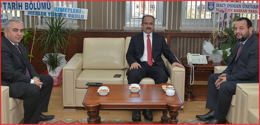 KMÜ REKTÖRÜ AKGÜL, BAŞSAVCI VE AĞIR CEZA REİSİNİ AĞIRLADI