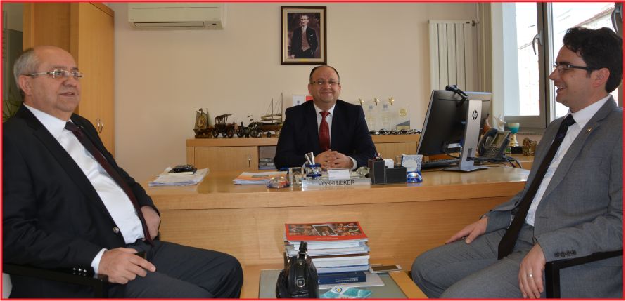 KTSO BAŞKANLARINDAN HALK BANKASI MÜDÜRÜ ÜLKER'E ZİYARET