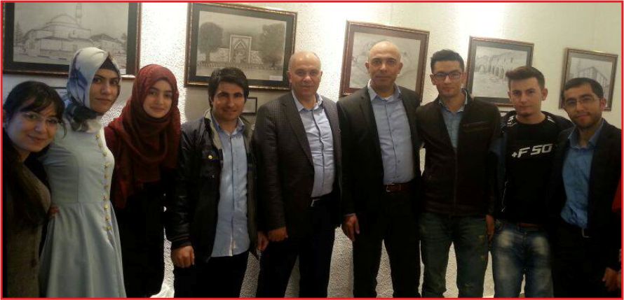 “ÇİZGİLERİN GÖZÜ İLE KARAMAN” SERGİSİNE SÜRPRİZ ZİYARET