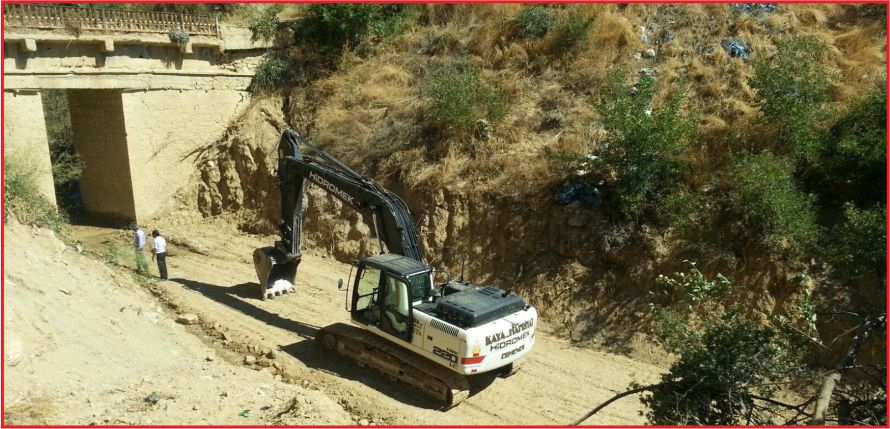 YARASA KÖPRÜSÜNE MENFEZ YAPILIYOR