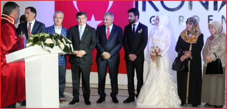 BAŞBAKAN VE DAVUTOĞLU NİKAH ŞAHİDİ OLDU