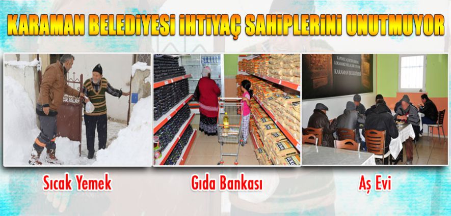 BELEDİYE İHTİYAÇ SAHİPLERİNİ UNUTMUYOR