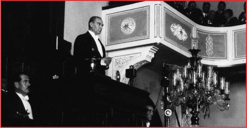 ATATÜRK\&#039;ÜN MECLİS\&#039;TE TÜRKLÜK TARTIŞMASINDAKİ SÖZLERİ