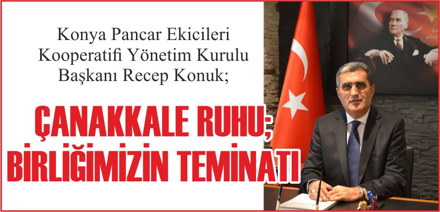 ÇANAKKALE RUHU; BİRLİĞİMİZİN TEMİNATI
