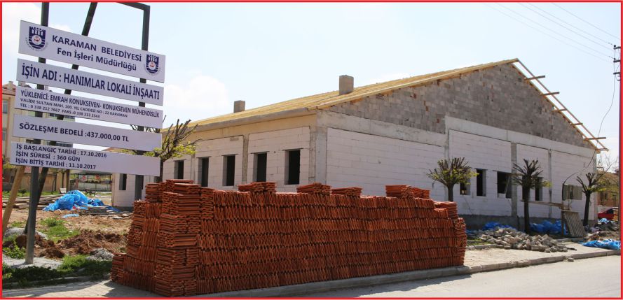 YENİ HANIMLAR SPOR VE KÜLTÜR MERKEZİ  YÜKSELİYOR