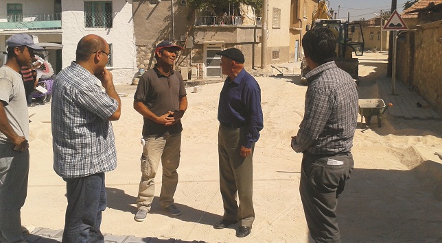 UĞURLU ÇALIŞMALARI YERİNDE İNCELEDİ