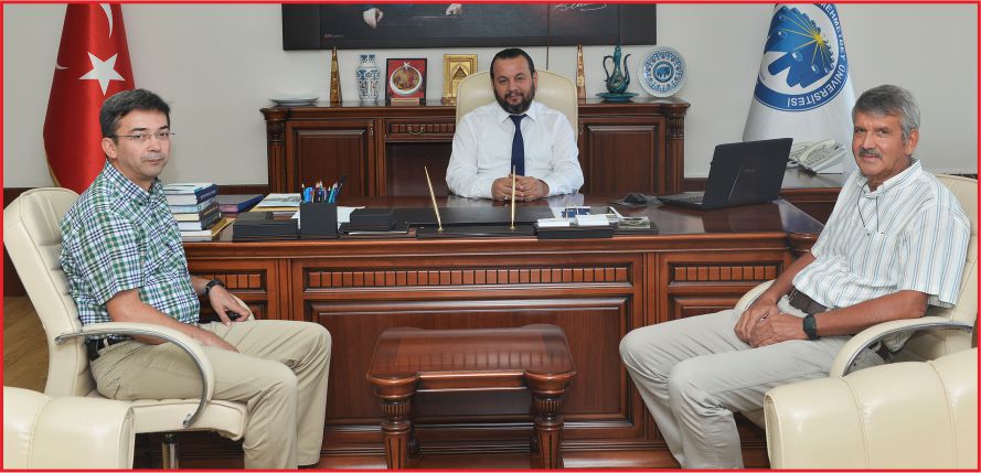 REKTÖR AKGÜL, İHSAN DURU’YU KABUL ETTİ