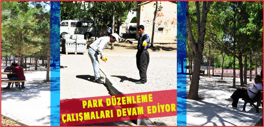 PARK DÜZENLEME ÇALIŞMALARI