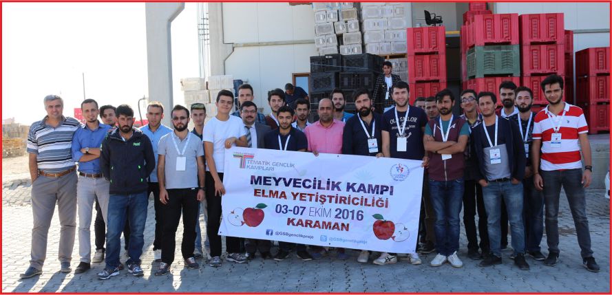 ELMA YETİŞTİRİCİLİĞİ KAMPI SONA ERDİ