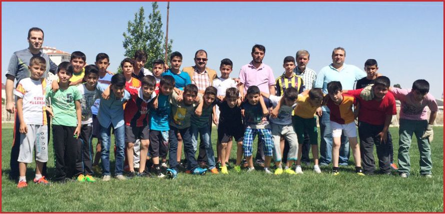 BELEDİYE SPOR YAZ FUTBOL OKULU AÇILDI