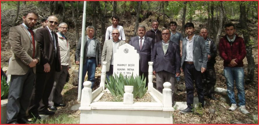 MAHMUT BEDİR KABRİ BAŞINDA ANILDI