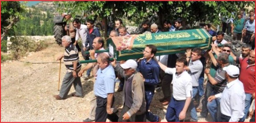 ERMENEK'TE ÖLDÜRÜLEN BEŞ KİŞİ TOPRAĞA VERİLDİ