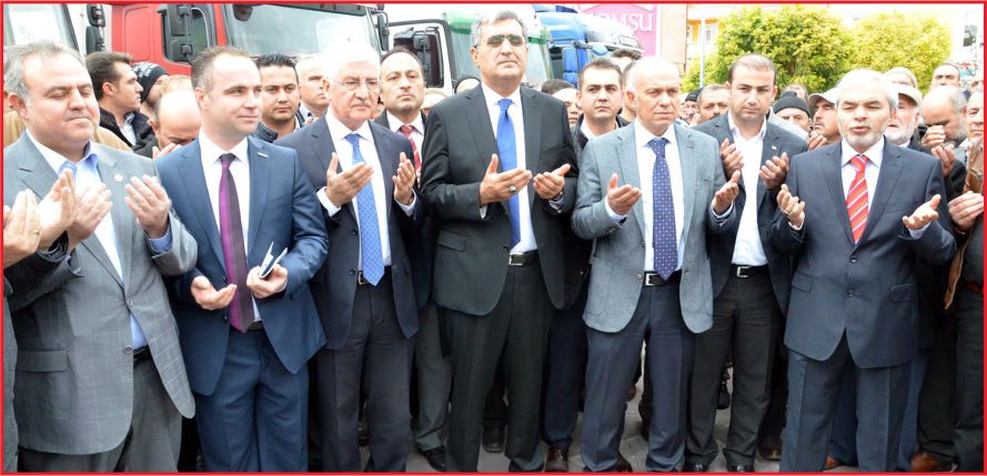 TÜRKMENLERE 5 TIR GIDA YARDIMI