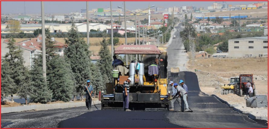 ASFALTLAMA ÇALIŞMALARINA DEVAM