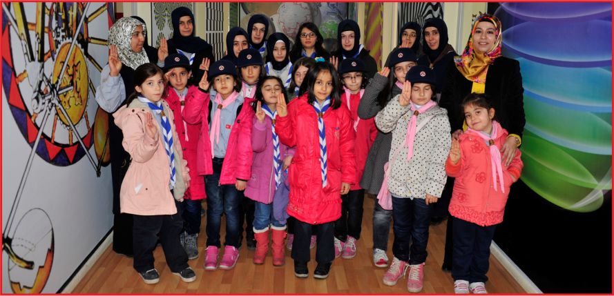 GENÇ İZCİLER HAYAL GÜÇLERİNİ GELİŞTİRDİ